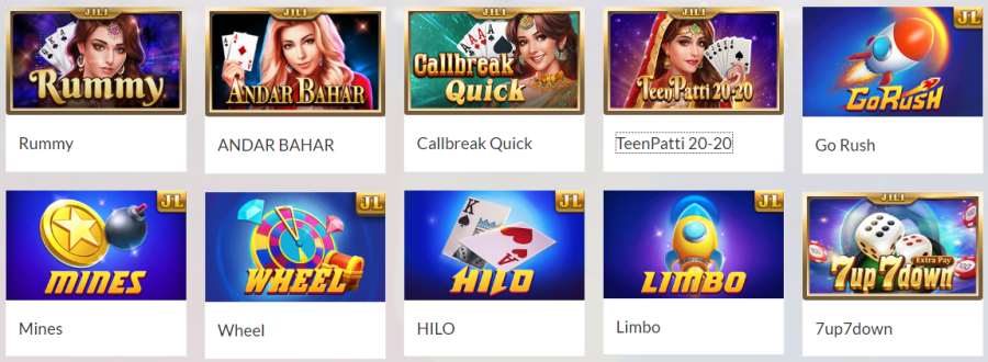 Jili table games
